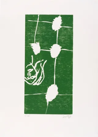Woodcut Baselitz - 
