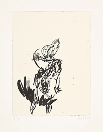Etching And Aquatint Baselitz - Aus der Anatomie