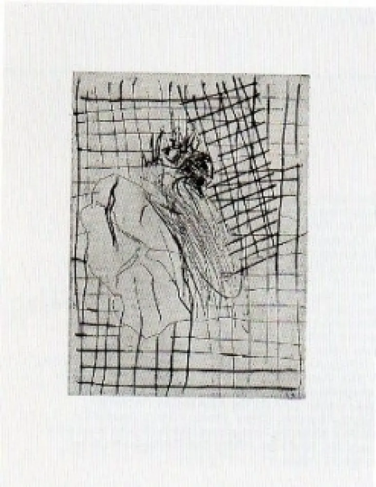 Drypoint Baselitz - Das Haus