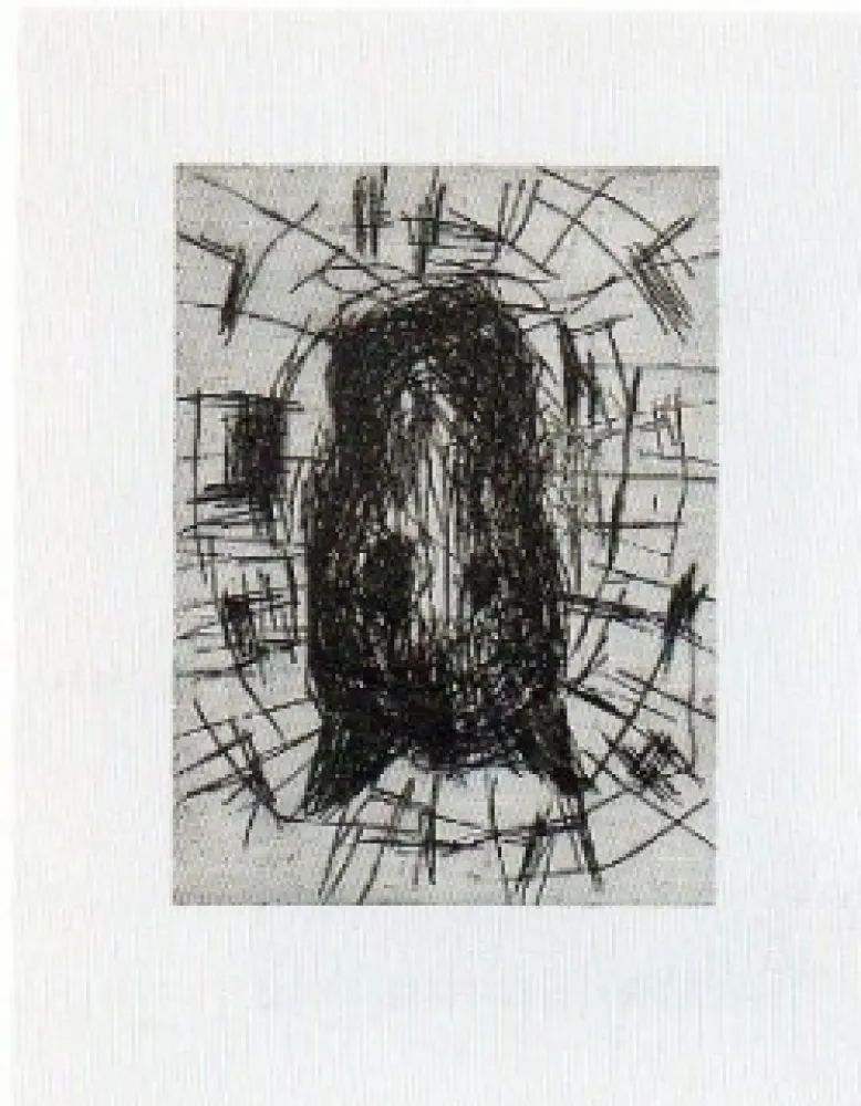 Drypoint Baselitz - Das Pferd