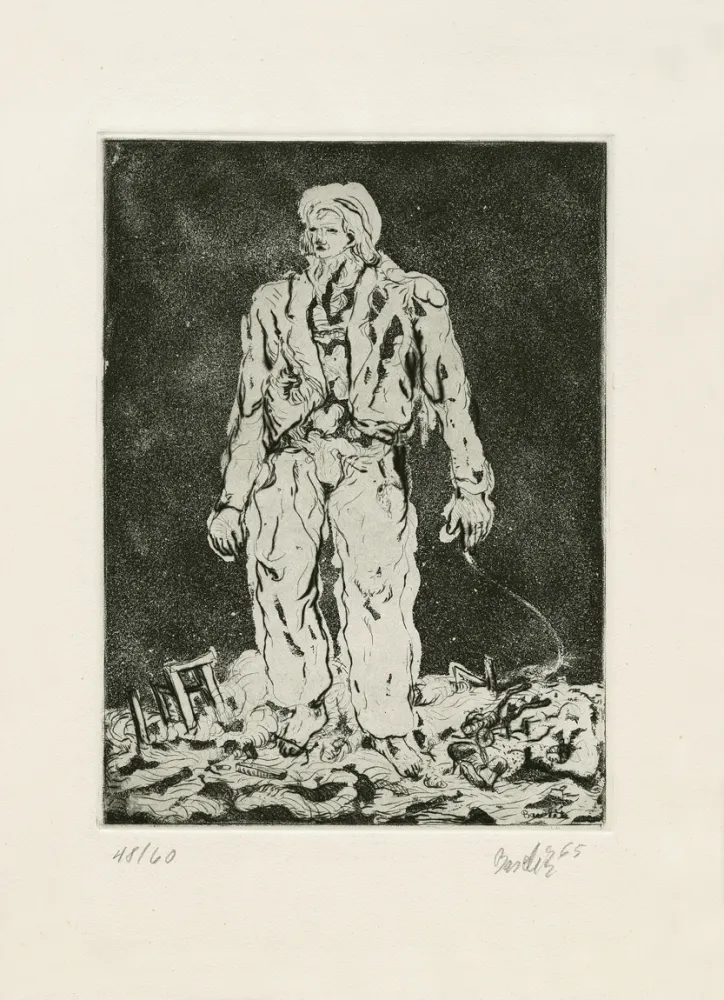 Etching And Aquatint Baselitz - 