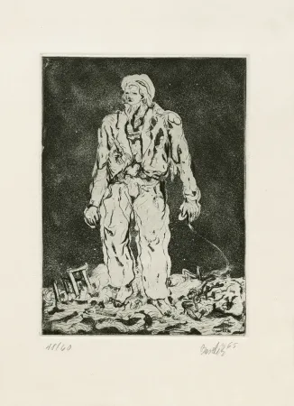 Etching And Aquatint Baselitz - 