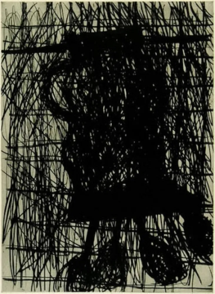 Drypoint Baselitz - Die Vase (The Vase)