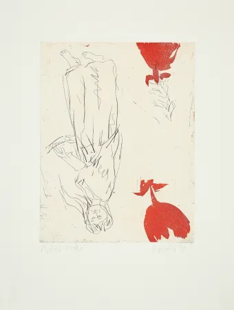 Etching And Aquatint Baselitz - 