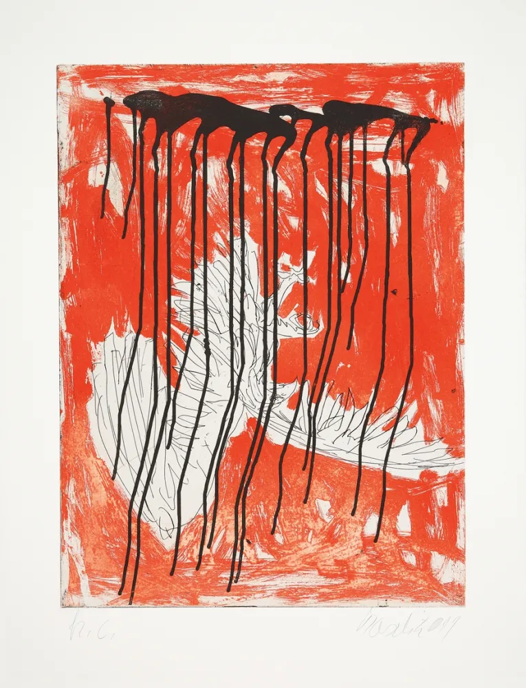 Engraving Baselitz - 