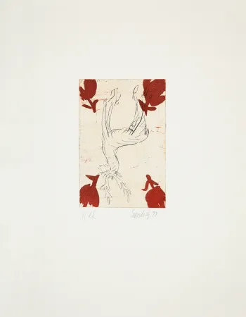 Etching And Aquatint Baselitz - 