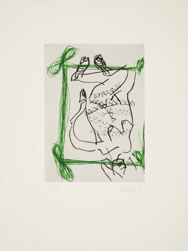 Etching Baselitz - 