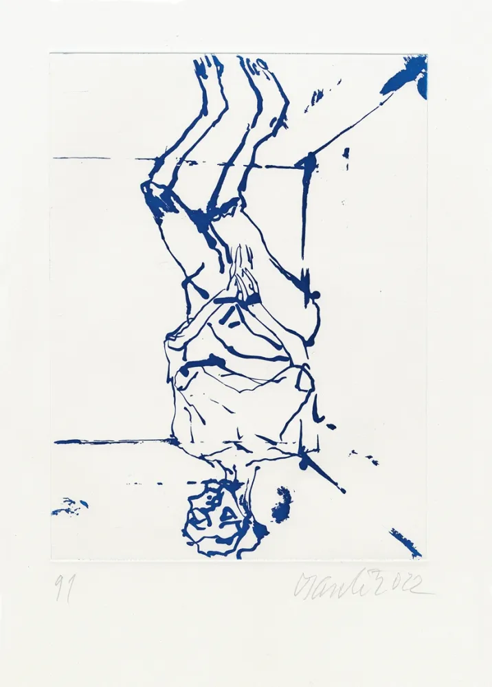 Etching And Aquatint Baselitz - 