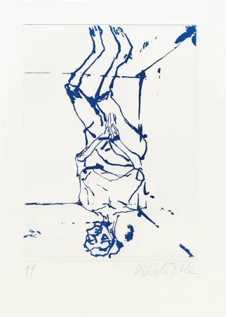 Etching And Aquatint Baselitz - 