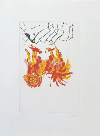 Etching Baselitz - Tama 2