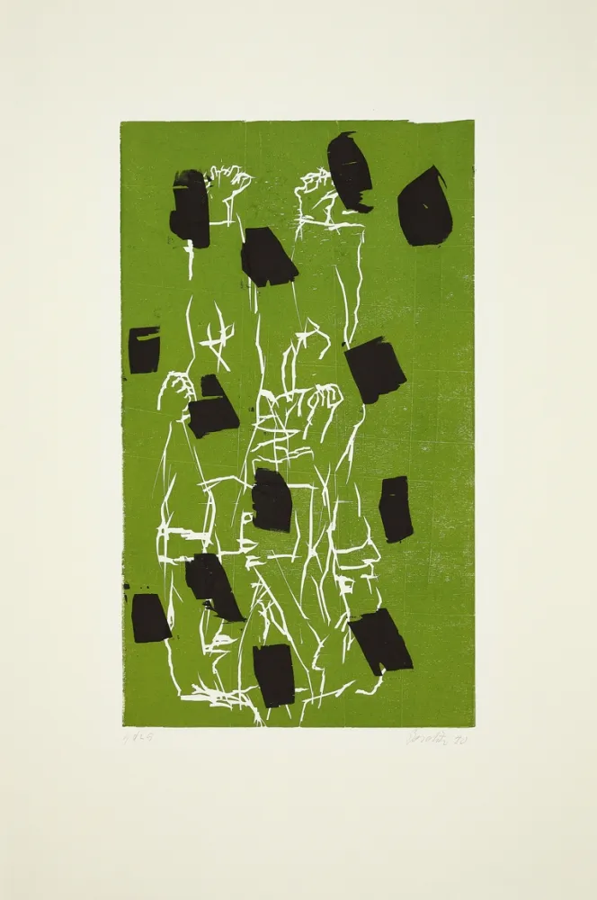 Woodcut Baselitz - 
