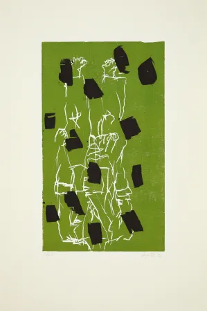 Woodcut Baselitz - 