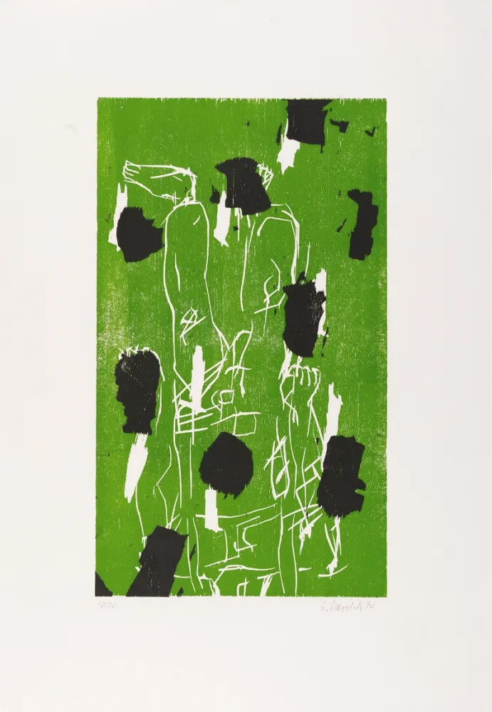 Woodcut Baselitz - 