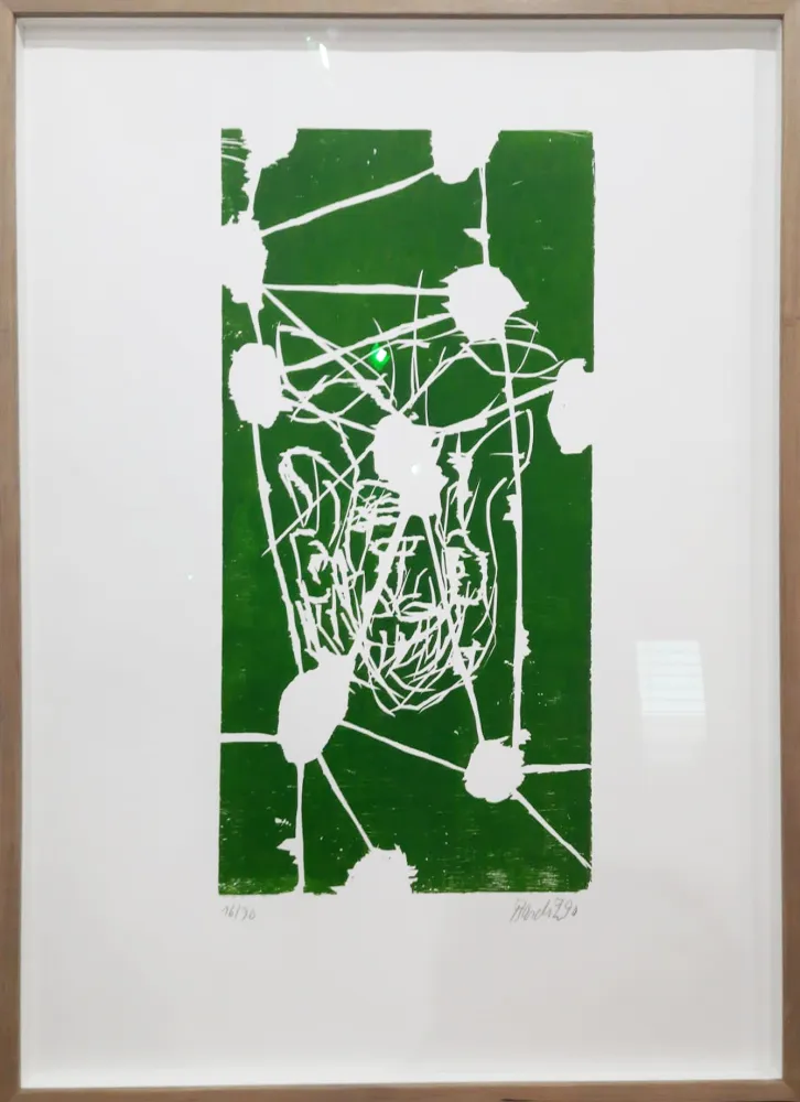 Woodcut Baselitz - Untitled