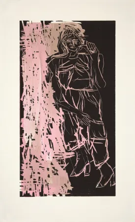 Woodcut Baselitz - 