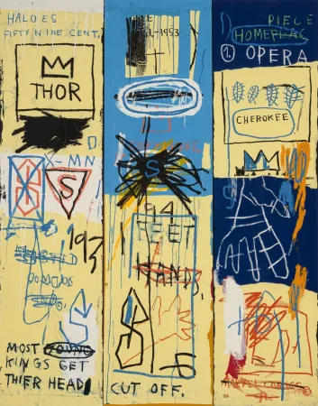 Screenprint Basquiat - Charles the First