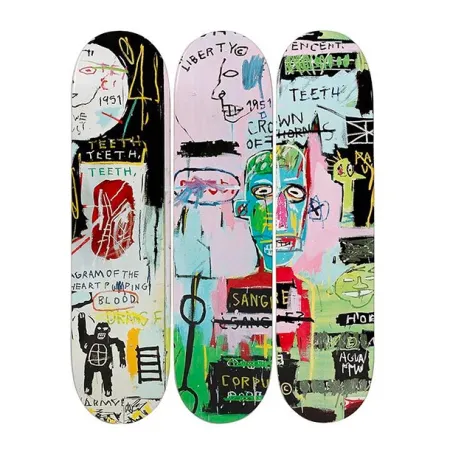 Lithograph Basquiat - In Italian