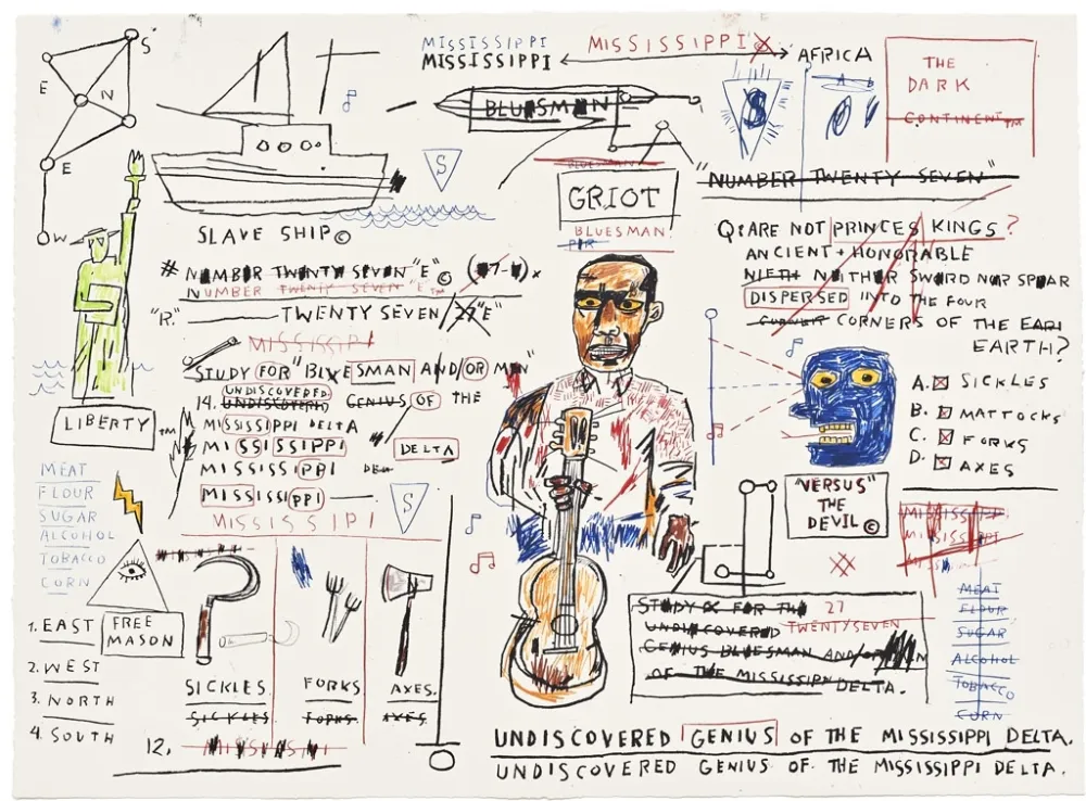 Screenprint Basquiat - Undiscovered Genius