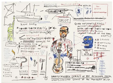 Screenprint Basquiat - Undiscovered Genius