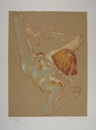 Lithograph Bastow - Nu  Féminin / Female Nude - 3