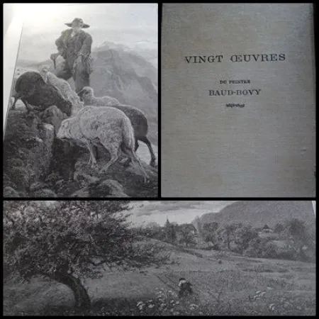Woodcut Baud-Bovy - Vingt oeuvres du peintre Baud-Bovy (1848-1899)