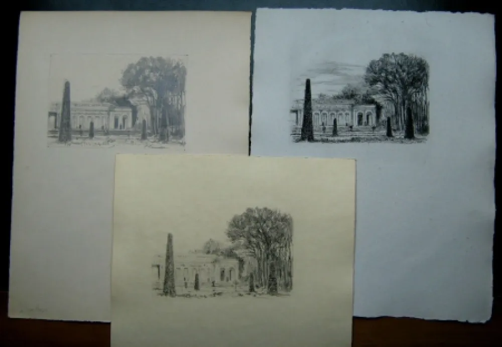 Etching Baudier - La cité des eaux