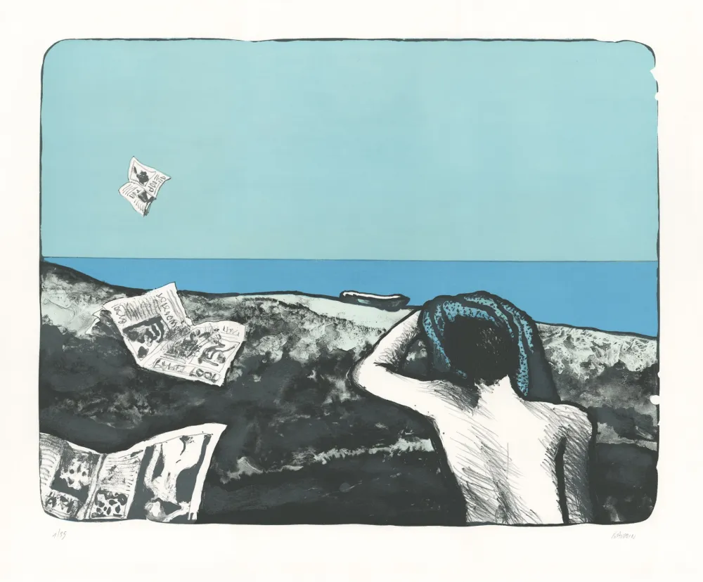 Lithograph Baudoin - Je n'ai pas tout vu