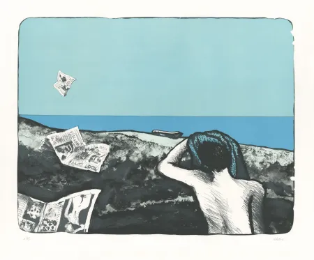 Lithograph Baudoin - Je n'ai pas tout vu