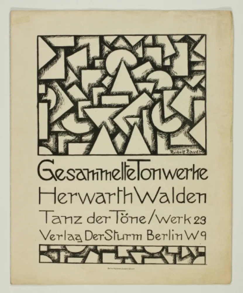 Lithograph Bauer - Tanz der Töne (Dance of Sounds)