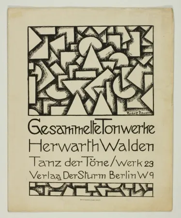 Lithograph Bauer - Tanz der Töne (Dance of Sounds)