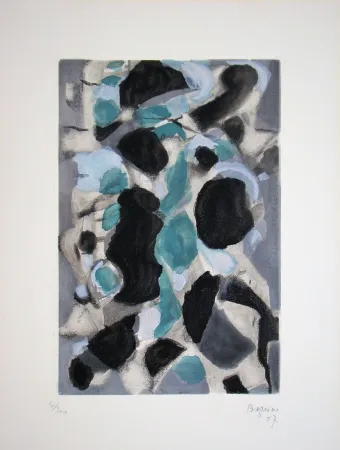 Engraving Bazaine - Composition, 1957