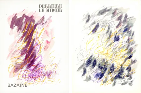 Illustrated Book Bazaine - DERRIÈRE LE MIROIR N°170. Mars 1968. 6 LITHOGRAPHIES ORIGINALES EN COULEURS.