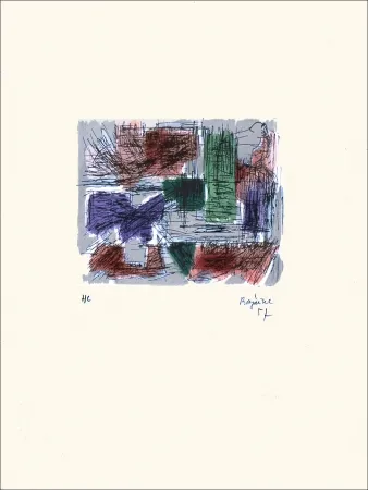 Lithograph Bazaine - Hollande III