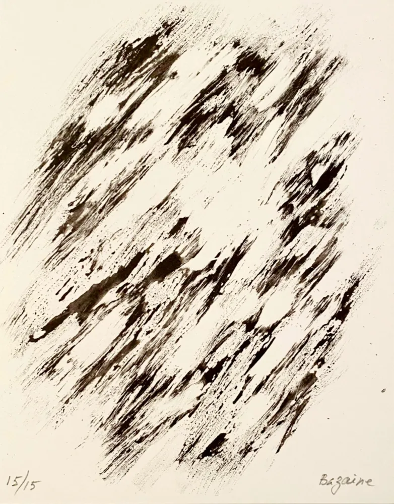 Lithograph Bazaine - Quoi le vide après ?