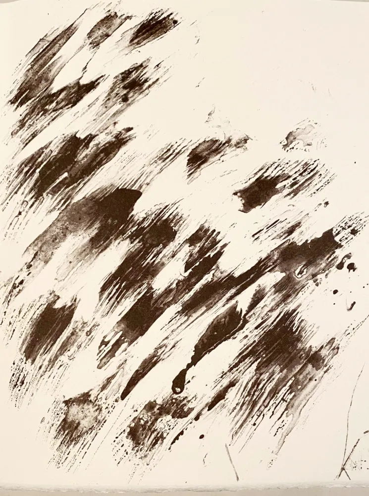 Lithograph Bazaine - Untitled,