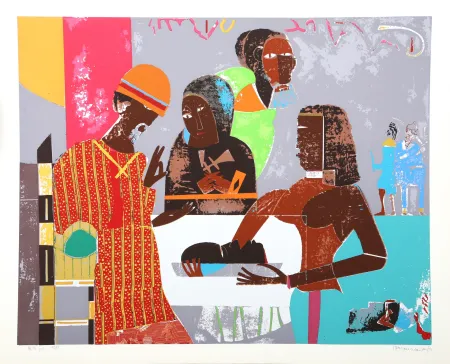 Screenprint Bearden - Salome