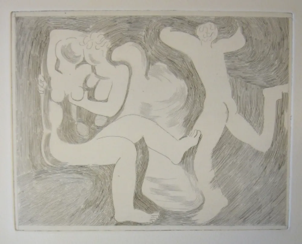 Drypoint Beaudin - Bucoliques 6