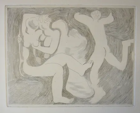 Drypoint Beaudin - Bucoliques 6