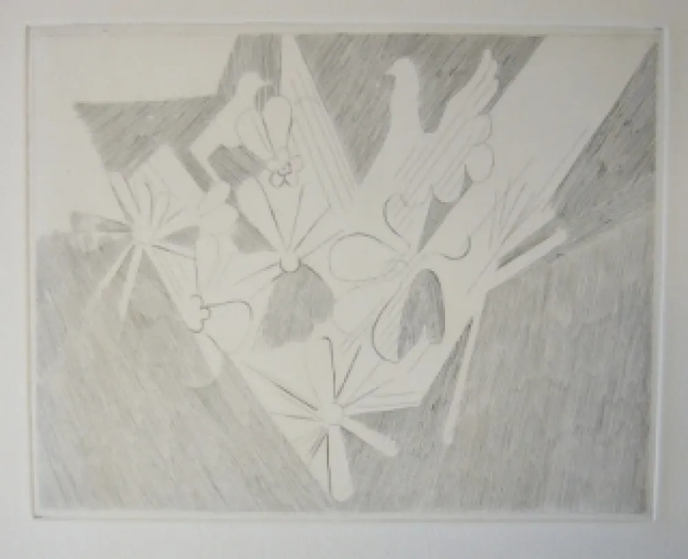 Drypoint Beaudin - Bucoliques 9