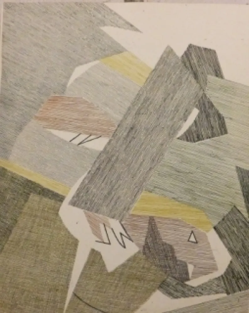 Engraving Beaudin - Eau- forte pour le texte Les Paysans