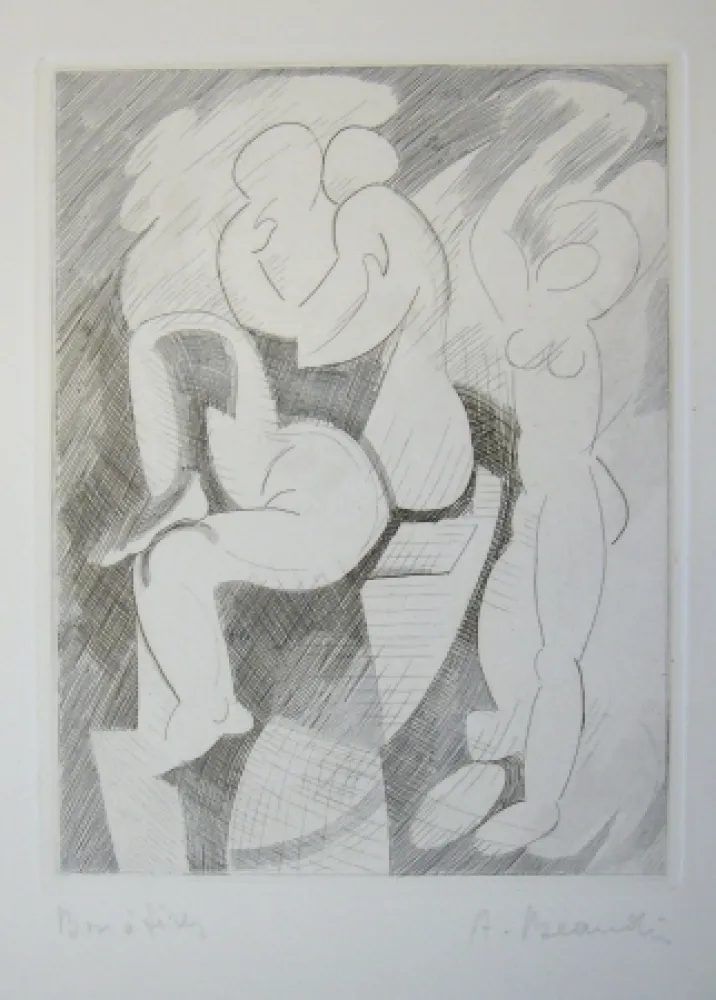 Etching Beaudin - Le Jongleur 1