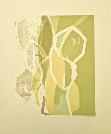 Lithograph Beaudin - Piege d'araignée