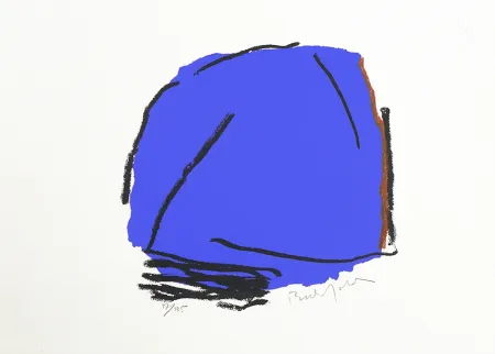 Screenprint Bechtold - Palma Azul