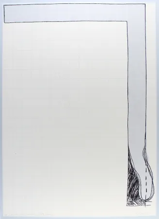 Lithograph Bechtold - Untitled