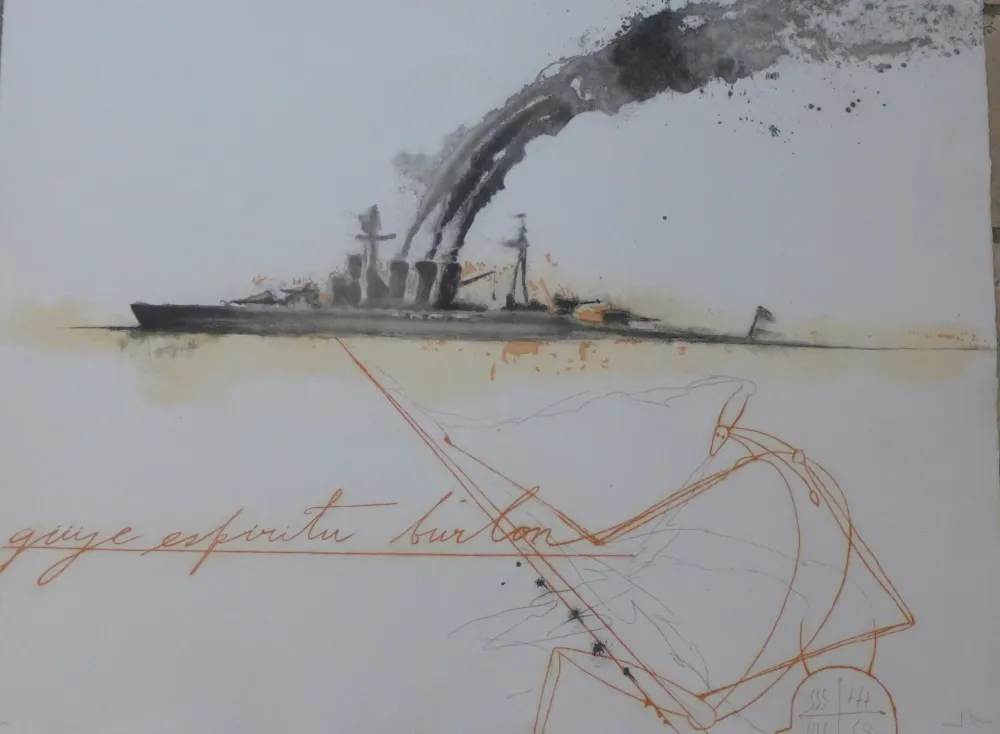 Etching Bedia - Güije espíritu burlón