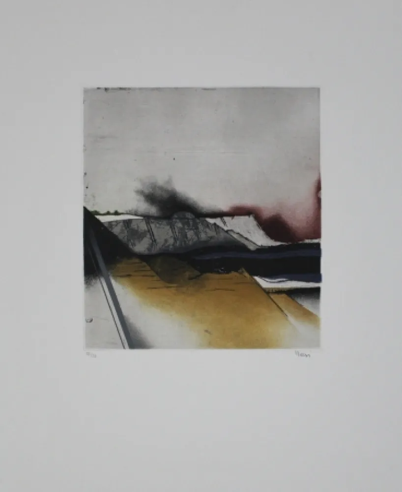 Etching And Aquatint Beeri - Küste