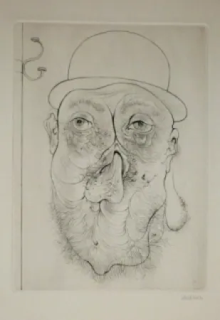 Etching Bellmer - A Sade 10