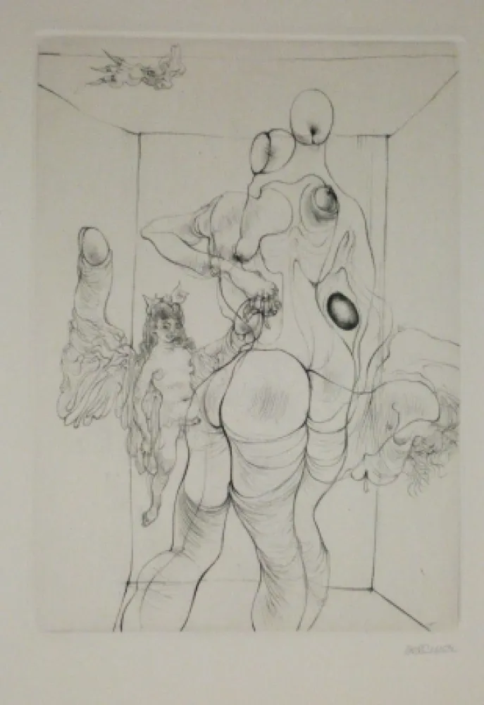 Etching Bellmer - A Sade 4