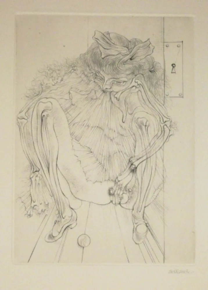 Etching Bellmer - A Sade 5