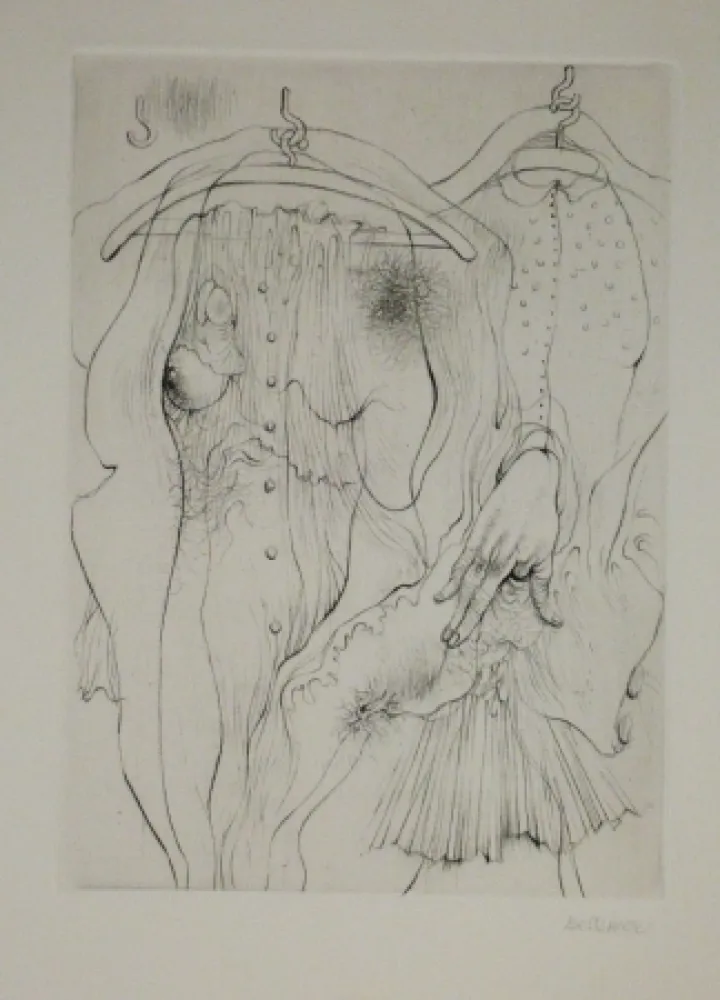 Etching Bellmer - A Sade 6